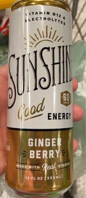 Ginger Berry Energy Drink