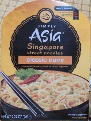 Simply Asia, Singapore Street Noodles, Classic Curry