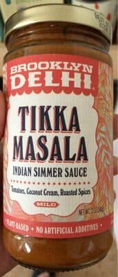 Tikka Masala Mild Coconut Cream, Tomato & Roasted Spices Indian Simmer Sauce