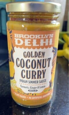 Golden Coconut Curry Mild Turmeric, Ginger & Lemon Indian Simmer Sauce