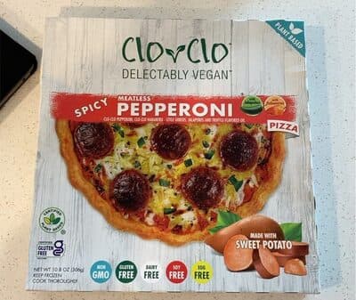 Spicy Meatless Pepperoni Pizza