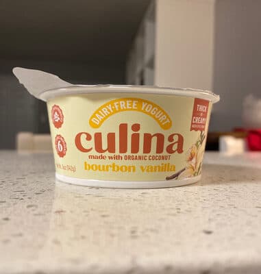 Dairy-Free Greek Style Bourbon Vanilla Yogurt