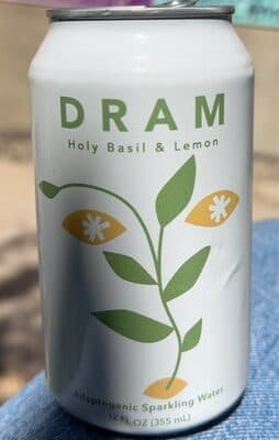 Holy Basil & Lemon Adaptogenic Sparkling Water