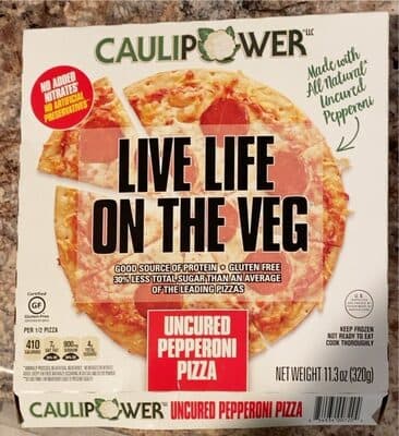 Uncured Pepperoni Pizza