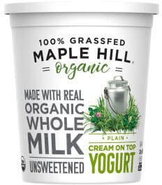 Plain Unsweetened Cream On Top Yogurt