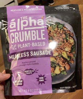 Meatless Sausage Plant-Based Crumble