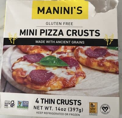 Gluten Free Mini Pizza Crust
