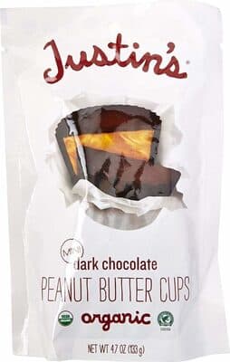 Dark Chocolate Organic Mini Peanut Butter Cups