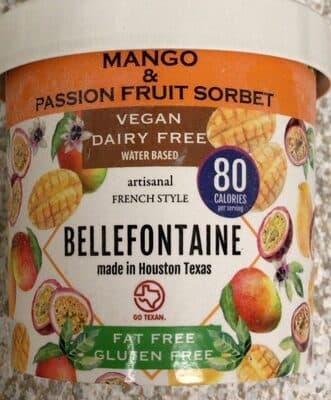 Mango & Passion Fruit Artisanal French Style Sorbet