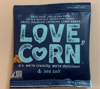 Sea Salt Corn Snack