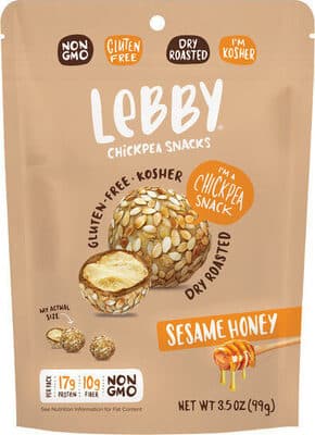 Sesame Honey Dry Roasted Chickpea Snacks