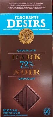 Chocolate dark 72% noir