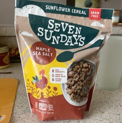 Seven Sundays Maple Sea Salt Sunflower Cereal