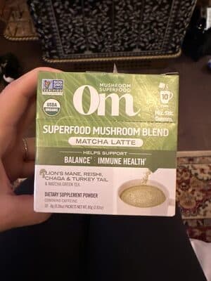 Om Mushroom Powered Matcha Latte Blend