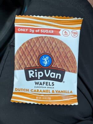 Dutch Caramel & Vanilla European Snack Wafels