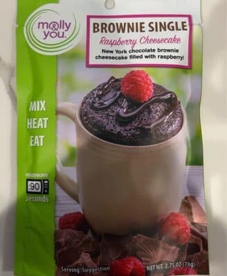 Brownie Single Raspberry Cheesecake