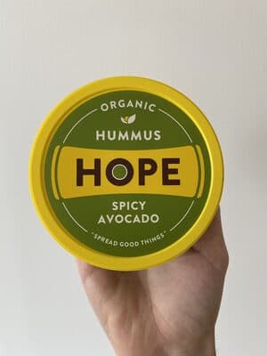 Organic Hummus, Spicy Avocado