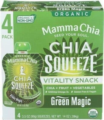 Green Magic Organic Chia Squeeze