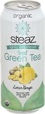 Organic Lightly Sweetened Lemon Ginger Iced Green Tea