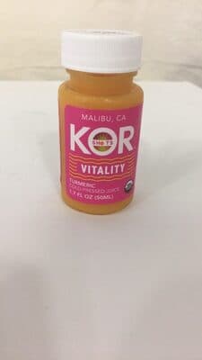 Turmeric Cold-Pressed Juice, Vitality
