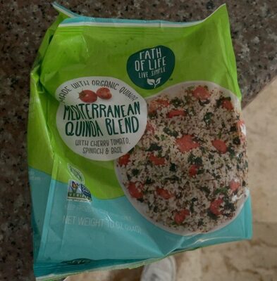 Mediterranean Quinoa Blend with Cherry Tomato, Spinach & Basil