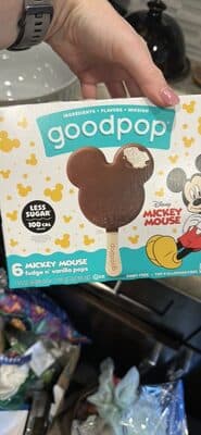 Mickey Mouse fudge n' vanilla pops