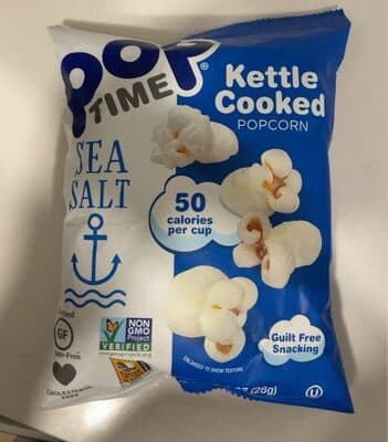 Sea Salt Kettle Cooked Popcorn