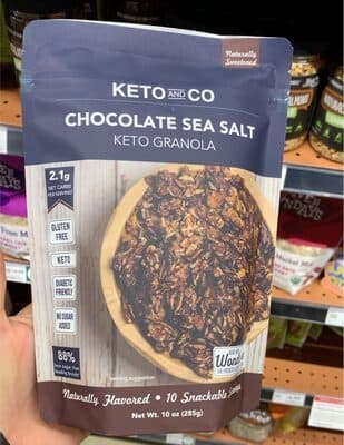 Chocolate and Sea Salt Keto Granola