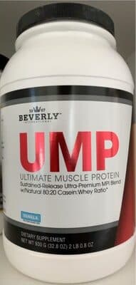 Ump Vanilla Protein Shake Mix