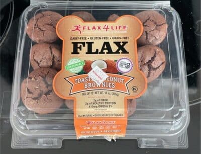 Toasted Coconut Brownie Gluten-Free Flax Mini Muffins
