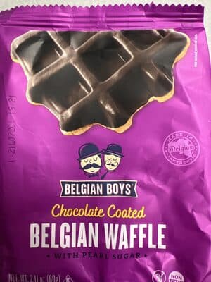 Chocolate Coated Belgian Waffle