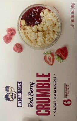 Red Berry Crumble Indulgent Desserts
