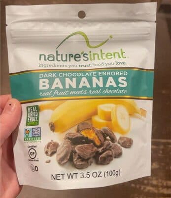Dark Chocolate Enrobed Bananas