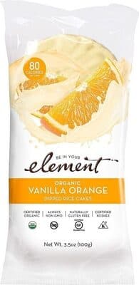 Organic Dipped Rice Cakes, Vanilla Orange