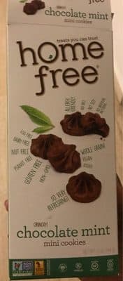Chocolate Mint Mini Cookies
