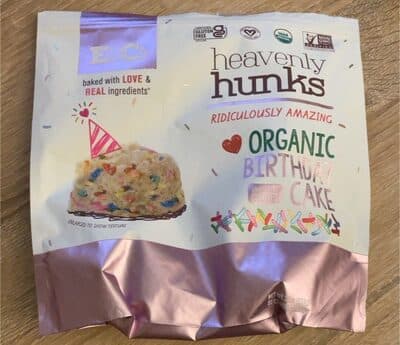 Birthday Cake Heavenly Hunks Organic Cookies