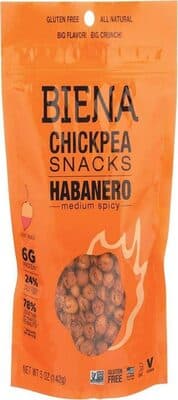 Chickpea Snacks, Habanero Medium Spicy