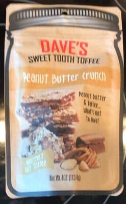 Peanut Butter Crunch Gourmet Soft Toffee