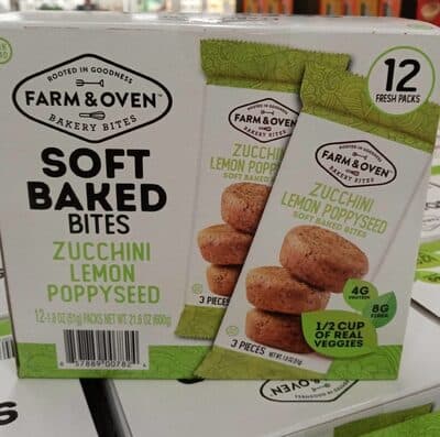 Zucchini Lemon Poppyseed Soft Bared Bites