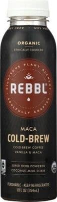 Maca Cold-Brew Coffee Organic Energizing Elixir With Cold-Brew Coffee, Vanilla & Coconut-Milk