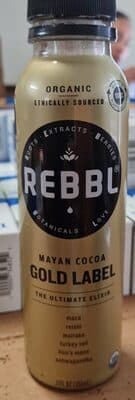 Mayan Cocoa Organic Maca, Reishi, Maitake, Turkey Tail, Lion's Mane, Ashwagandha Gold Label Ultimate Super Herb Elixir