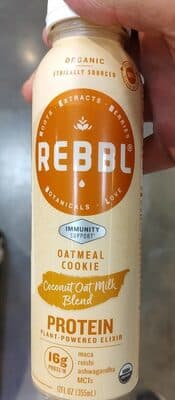 Coconut oat milk blend oatmeal cookie