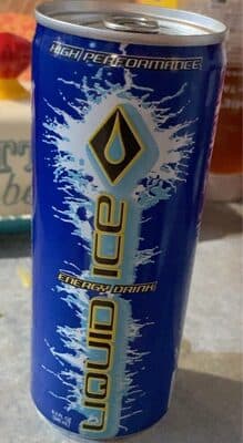 Liquid ice energy drink