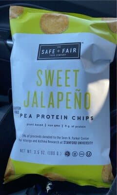 Sweet Jalapeno Pea Protein Chips