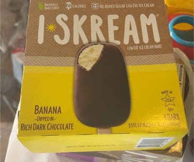 Banana dipped in rich dark chocolate