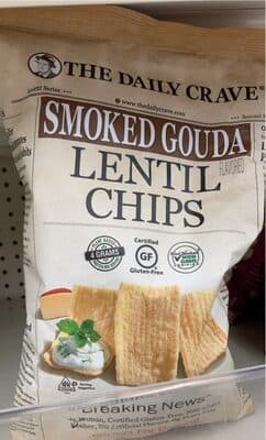 Smoked Gouda Flavored Lentil Chips