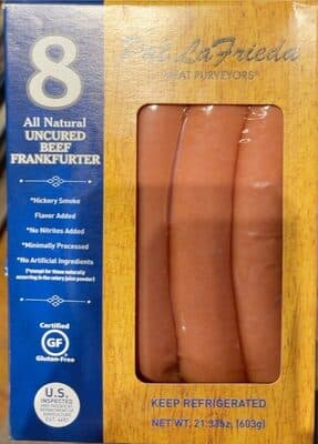 Uncured Beef Frankfurter