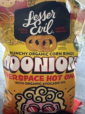Crunchy Organic Corn Rings Superspace Hot Onion