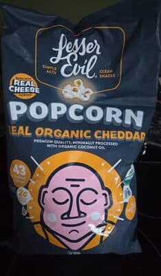 Popcorn Real Organic Cheddar