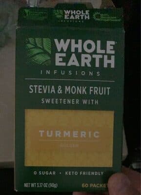 Stevia & Monk Fruit Sweetener with Golden Turmeric Packets